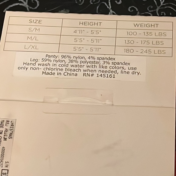 Charming Charlie tights plaid - Picture 4 of 4